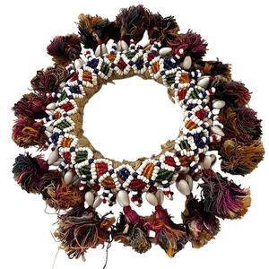 Indian colorful  beaded tassel shell bracelet